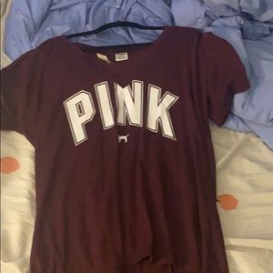 VS Pink Maroon T-shirt